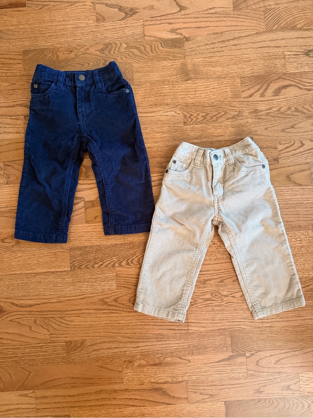 Cherokee BUNDLE 18 months Corduroy Pants - Navy and Tan